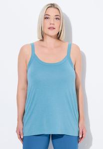 Топ Ulla Popken Top, Pale Petrol/Light Blue