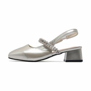 Be good Женские туфли на высоком каблуке серебряные, шампань, цвет Champagne