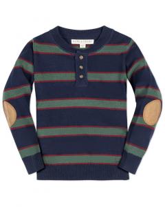 Свитер Hope & Henry Henley Hope & Henry, синий