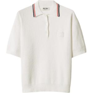 MIU MIU Белая поло для женщин