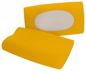 Наволочка Schlafgut желтый, 40-70/40-90 см