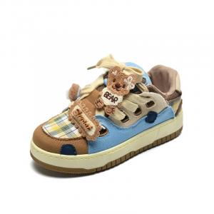 SHUMO Низкие женские кроссовки для скейтбординга бежево-коричневого цвета