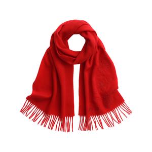 Вязаный шарф Unisex ELLE, festival красный