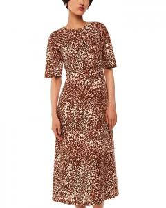 Платье в мраморный узор Whistles, мультиколор