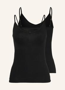 Упаковка из 2 топов полезна для женщин. Calida, черный