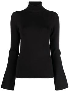 JOSEPH топ с высоким воротником и длинными рукавами, черный