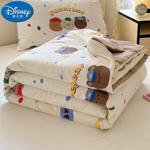 Disney Одеяло летнее односпальное 200х230 см, двухслойный муслин, стирается в машине, цвет Fuxu Xiaoxiong
