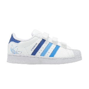 Кроссовки adidas Superstar CF C 'White Royal Blue Burst', белый