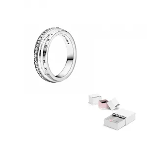 Pandora Серебряное кольцо 925 пробы для женщин Silver