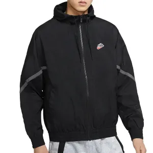 Куртка Nike Sportswear Windrunner+ Hooded Reflection Jacket Men Black, черный