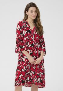 Платье Kaffe KAHERA, True Red Pink Graphic Flower/Red