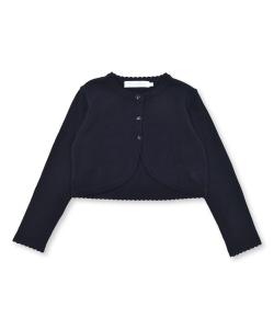 Болеро-кардиган с вышитым логотипом (110-130 см)