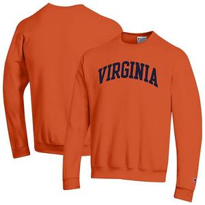 Мужской оранжевый свитшот virginia cavaliers basic arch fleece Champion