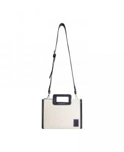 Современная плетеная сумка среднего размера Tommy Bahama, синий