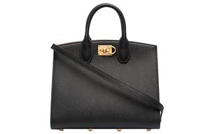 Сумка Ferragamo из телячьей кожи обычная женская черная