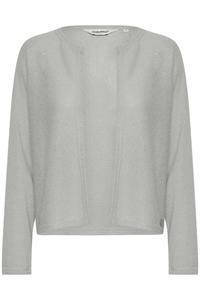 Вязаный кардиган Oxmo Knit Cardigan KIKE, цвет grey/light grey
