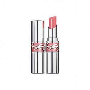 SAINT LAURENT Круглый тюбик серебристый розовый тюбик помада глянцевая натуральная питательная 3.2г