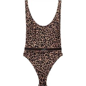 Купальник цельный женский с леопардовым принтом Victoria's Secret