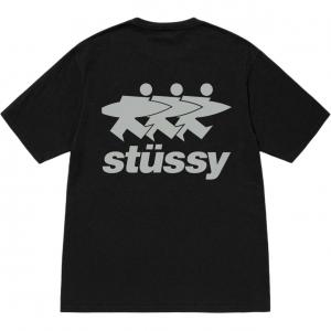 Футболка Surfwalk Pigment Dyed Stussy, индиго