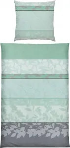 Постельное белье мятно-серое 1x 155x220 см + 1x 80x80 см REDBEST