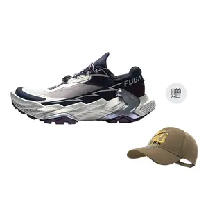 KAILAS FUGA Женские кроссовки DU 2 с амортизацией, противоскользящие и износостойкие, низкие, для трейлраннинга, серо-черные, киноварь, цвет Cinnabar