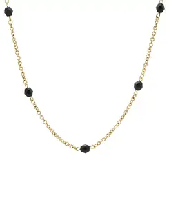 Ожерелье из бисера 2028, black