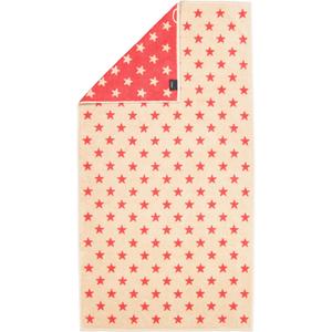 Cawoe Новое банное полотенце "Звезды", маленькие звездочки 6261, бежево-розовый - 32