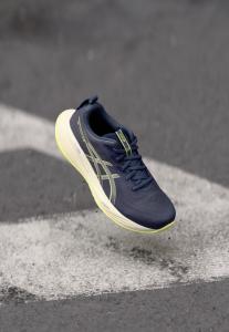 Кроссовки ASICS GEL CUMULUS 27, Indigo Fog/Lucid Yellow/Dark Blue