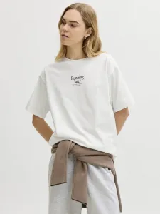 Футболка свободного кроя с принтом jxcaroline Jjxx, Cloud Dancer