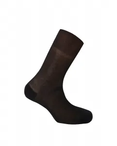 Мужские короткие носки из 100% ребристой шотландской пряжи - Дезодорант Сделано в Испании Punto Blanco, черный