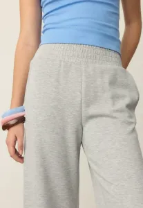 Брюки с мягкой на ощупь поверхностью Stradivarius, Light Grey