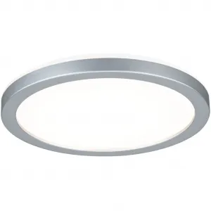 Светодиодная панель Atria Shine IP44 круглая 190 мм 11,2 Вт 850 лм 3000 К 1 шт. Теплый белый фоновой свет Paulmann, Chromfarben