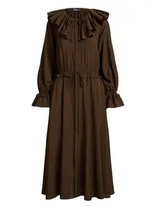 Платье на завязке на талии Polo Ralph Lauren, коричневый
