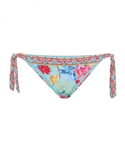 Трусики от бикини с узором и завязками-кольцами Camilla, мультиколор
