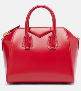 Кожаная сумка-тоут Antigona Mini Givenchy, Vermillon