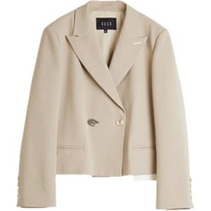 Пиджак для делового костюма женский ELLE, хаки