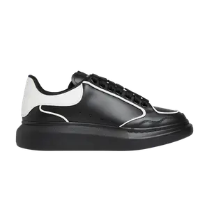 Кроссовки Alexander McQueen Oversized Retro Sneaker Black White, черный