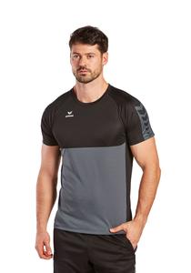 Футболка erima Six Wings, сланцево серый/черный