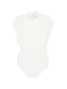 Боди с воротником-стойкой Alysi, белый