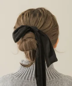 Набор больших бархатных заколок для волос с лентами (только в интернете/некоторых магазинах) Smelly, цвет Black