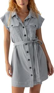 Платье Sanctuary Theo Surplus Dress, цвет Eucalyptus