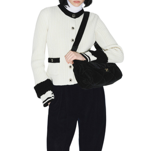 CHANEL Куртка женская Black White