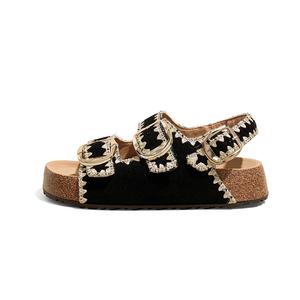 Женские сандалии на одной застежке A poinsettia princess, черный