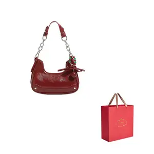 PAYOT Женская сумка через плечо из искусственной кожи микрофибра красная, Red