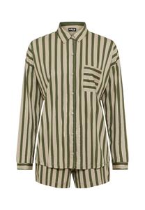 LSCN by LASCANA Короткий пижамный комплект в пастельно-зеленом, темно-зеленом