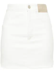 Джинсовая юбка мини Malmo The Mannei, белый