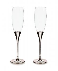 Набор из 2 бокалов для шампанского Celebrate Rosy MacKenzie-Childs, мультколор