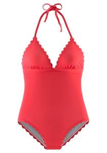 Треугольный купальник Lascana Scallop, красный