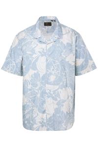 JP1880 Рубашка на пуговицах комфортного кроя в пыльно-голубом цвете