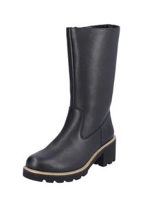 Сапоги из гладкой кожи Remonte, черный